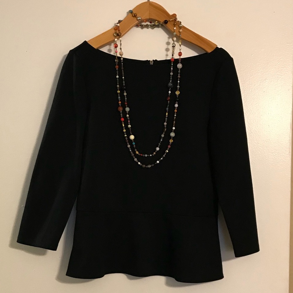 Ann Taylor Loft Peplum Blouse